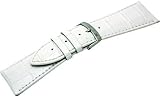 MORELLATO (モレラート) 時計バンド EXTRA 30mm ホワイト牛革アリゲーター型押し X3395 656 017 030