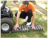 Mow Aerator Riding Lawn Mower Tire Brackets (set of 2)