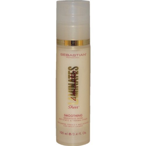 Sebastian Laminates Sheer Smoothing Weightless Shine Anti-static & Thermal Styler, 3.4 Oz (Pack of 3)
