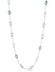 Honora "Halo" Freshwater Cultured Pearl Link Necklace, 36"