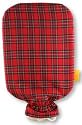 Fashy Plaid Cover Hot Water Bottle (Assorted Colors)