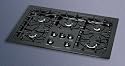 Frigidaire Gallery : GLGC36S9EB 36" Sealed Burner Gas Cooktop 5 Burners - Black