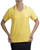 Port Authority Signature Ladies Cool Mesh Sport Shirt with Tipping Stripe Trim.
