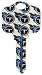 Tennessee Titans Kwikset KW1 House Key