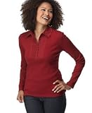 Karen Scott Long-Sleeved Top with Woven Trim