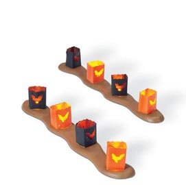 Department 56 Halloween Village Spookey Sidewalk Luminary Set of 2
