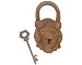 Lion Head Padlock Iron Rust