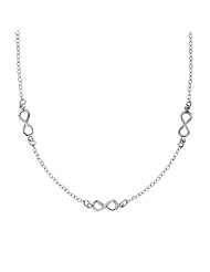 Ze Sterling Silver Infinity Necklace