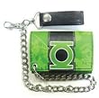 DC Comics Green Lantern Logo Tri-fold Chain Wallet