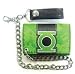 DC Comics Green Lantern Logo Tri-fold Chain Wallet