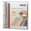 Quality Product By Smead Manufauring Company - Document Proteor 3 Hole Expands to 1-1/4" 3 Clear