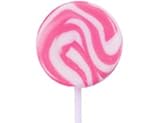 Cheap Deals on Strawberry Squiggly Pops Petite Pink & White Swirled Lollipops 48 piece Box by The Nutty Fruit House