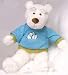 Plush Bridger White Bear with Sweater 15