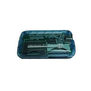Mini All In 1 Memory Card Reader Blue
