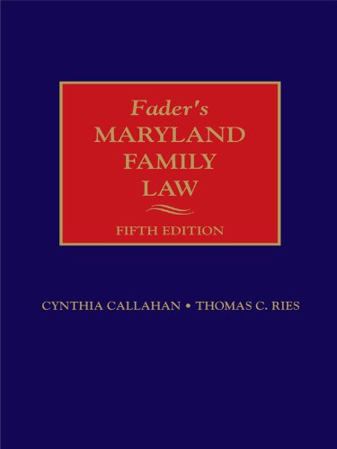 Fader's Maryland Family Law