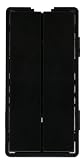 Simply Automated ZS12-BK Custom Series Dual Tall Faceplate, Black