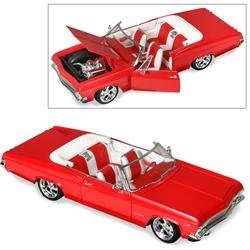 Hot Wheel 1/18 カスタマイズド シェビー インパラ (レッド/ホワイト) MT3874C
