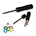 Geldversteck als Schraubendreher Schraubenzieher getarnt, wie Dosensafe inkl. 5 x HMF Schl�sselanh�nger