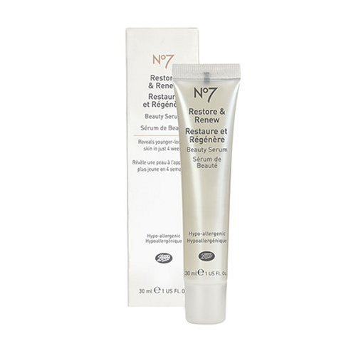 Boots No7 Restore & Renew Beauty Serum - 1 oz.
