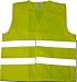 This is a high quality Safety Vest which incorporates of 2 body reflective stripes. The vest has a velcro closure system which enables a comfortable fitting. This Safety Vest meets European Road Traffic Standards EN471 and is suitable for runners, cyclists, builders, keeping in the car if driving in France, etc.