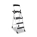 STEPSTOOL,FOLDING,3,BKAL