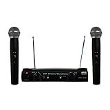 RSQ Vhf-238 Professional Dual Channel VHF Wireless Handheld Microphone System
