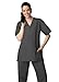 Adar Uniforms, Universal Unisex Scrubs - Unisex Drawstring Scrub Set - 701 - Pewter - XL