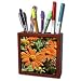 Patricia Sanders Flowers - Field of Mexican Sunflowers Flower Photography Flowers - Tile Pen Holders-5 inch tile pen holder