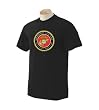Custom U.S. Marine Corps emblem logo on mens or youth t-shirt