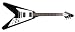 Gibson Flying V 1968 Electric Guitar, Ebony - Chrome Hardware