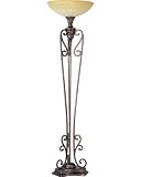 Portofino Collection Scroll Torchiere Floor Lamp