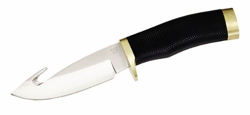 Buck Zipper, Stahl 420HC, Kraton, Aufbrechhaken, Nylonscheide