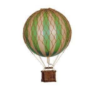 Authentic Models Floating the Skies Hot Air Balloon Replica, Color: True Green