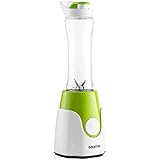 Gourmia GPB-250G BlendMate Smoothie Plus Personal Blender with Travel Sport Bottle and Dual Action Blade 250W, Green