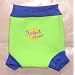Splash About neoprene Happy Nappy (swim nappy), Lime with Royal Blue rib, Large 6-14 mths