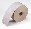 Norton A275 No-Fil Adalox Abrasive Roll, Paper Backing, Pressure Sensitive Adhesive, Aluminum Oxide, Waterproof, Roll 2-3/4" Width x 25yd Length, Grit 80 (Pack of 5)