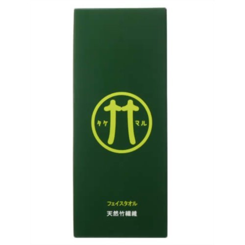 天然竹繊維タケマル　フェイスタオル　箱入