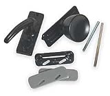 Battalion 1RBU2 Storm Latch, Push Button, Steel, Black