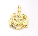 14kt gold Aquarius zodiak charm