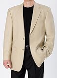 Kilburne & Finch Solid Wheat 2-Button Center-vented Seasonal Sport Coat