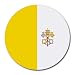 Vatican City Holy See Flag Round Mouse Pad