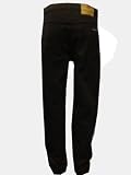 Mens Casual Work Jeans Texas Black Regular Fit