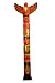 8 Foot Northwest Coast Style Totem Pole - Eagle