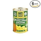 Native Forest Pineapple Organic Chunks, 14-Ounce (Pack of 6)
