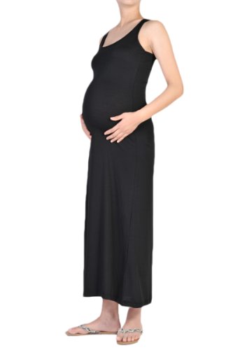 Beachcoco Women's Maternity Comfortable Jersey Maxi Dress