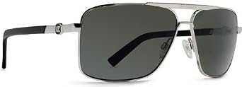 Click here to buy Von Zipper Metal Stache Sunglasses - Silver Grey by VonZipper.