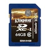 Kingston Digital, Inc. 64 GB Flash Memory Card SD6A/64GB