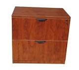 Boss N112-C 2 Drawer Lateral File in Cherry