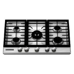 KitchenAidArchitectSeriesII:KFGS306VSS30GasCooktopwith5SealedBurners-StainlessSteel