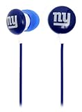 iHip NFF10200NYG NFL New York Giants Mini Ear Buds, Blue/Red/White
